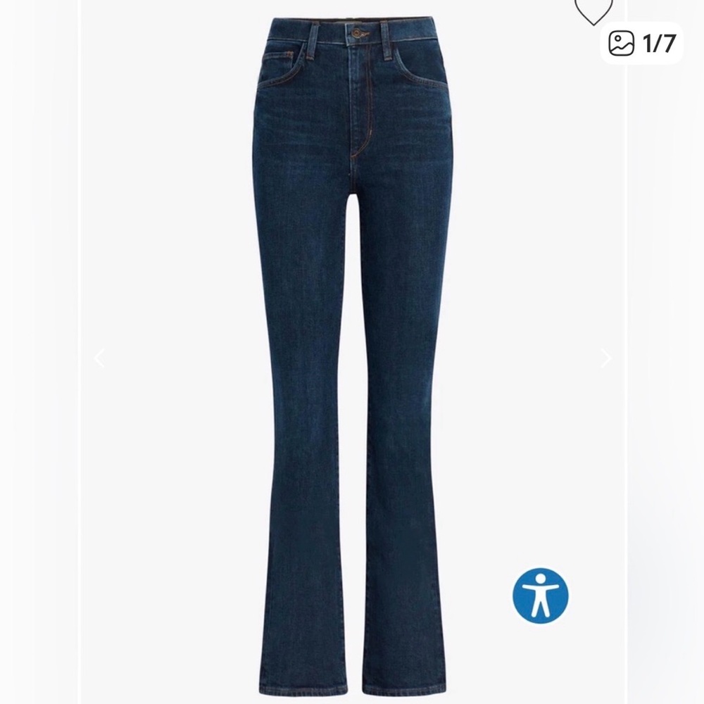 Favorite Daughter Valentina Dark Blue Boot Cut Jeans